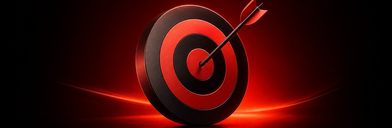 Header dedicado do Blog V4 sobre OKR de marketing: saiba o que é e como funciona na prática