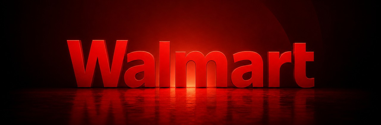 Header dedicado do Blog V4 sobre A estratégia do Walmart para se manter na liderança global